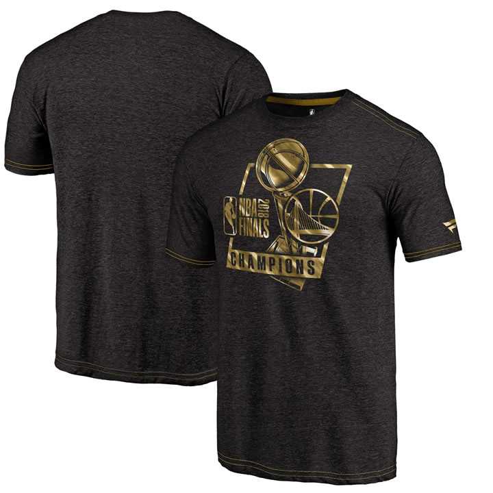 Golden State Warriors Fanatics Branded 2018 NBA Finals Champions Bank It In Gold Luxe Tri Blend T-Shirt Black,We sell and wholesale Golden State Warriors Fanatics Branded 2018 NBA Finals Champions Bank It In Gold Luxe Tri Blend T-Shirt Black on line form chian!
